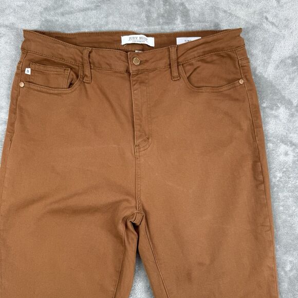 Judy Blue Jeans Womens 15/32 Brown Slim Fit High Rise JB88105 BR - Picture 3 of 10